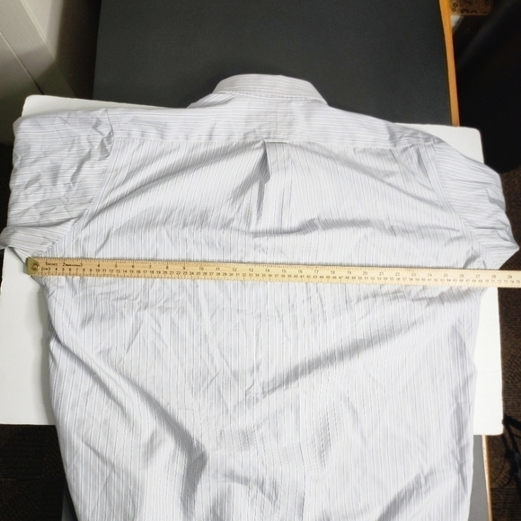 Kirkland Signature Men's Striped Shirt Size 18 34-35 - Picture 8 of 11